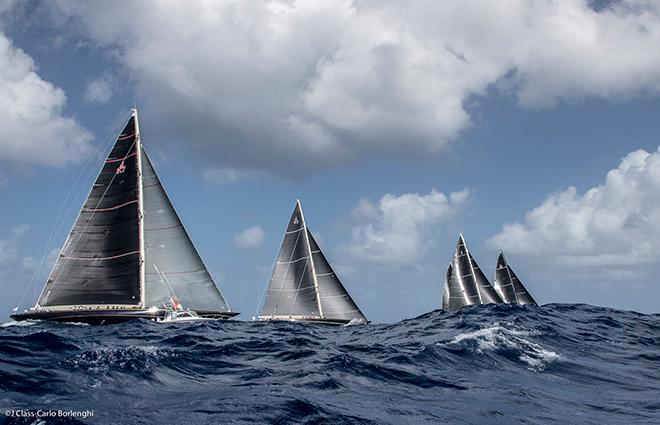 2017 St Barths Bucket Regattas - J-Class Race Day 1 © JClass - Carlo Borlenghi